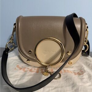 See By Chloe Mara  saddle Leather Crossbody Bag